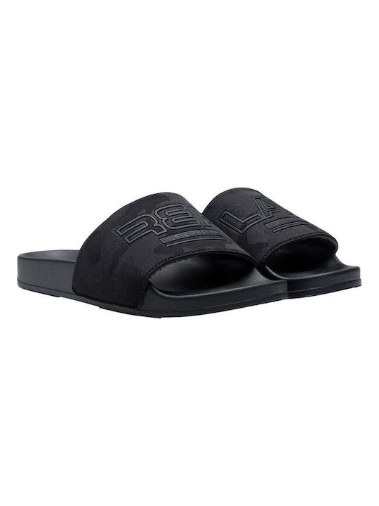 Men's Black Slides