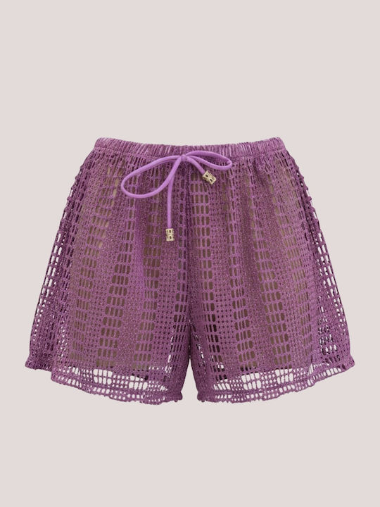 Set Bikini 3 Τεμαχίων Τριγωνάκι Push Up Μωβ