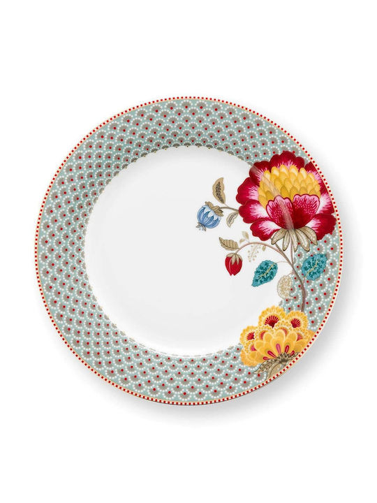 PiP Studio Εταζέρα από Πορσελάνη Μπλε Ø17cm Π21xΜ26.5cm