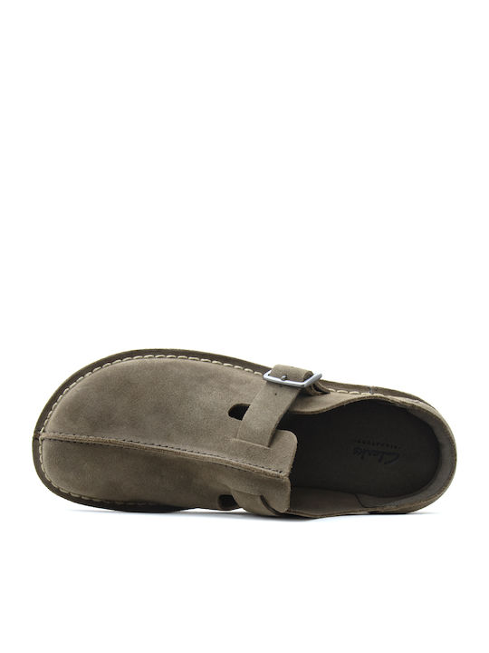 Solsbury Leather Winter Men's Slippers Brown