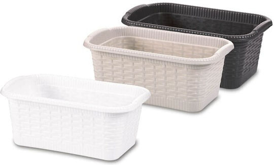 Gensini Καλάθι Αποθήκευσης Rattan Γκρι 2lt