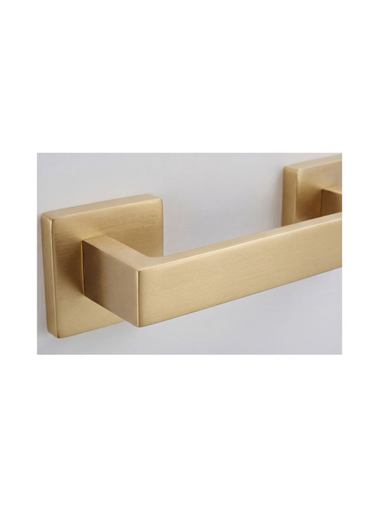 Naron Wall Mounted Bathroom Accessory Set Inox Gold 5 Pieces