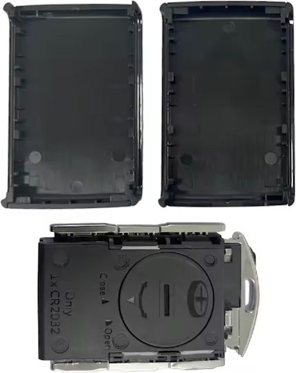 Carcasa Telecomandă Smart Key Keyless Auto 4 Butoane Volvo Negru