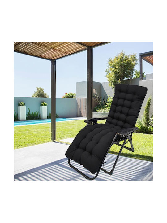Perna Scaunului De Grădină Cu Spătar Maro 53x170cm