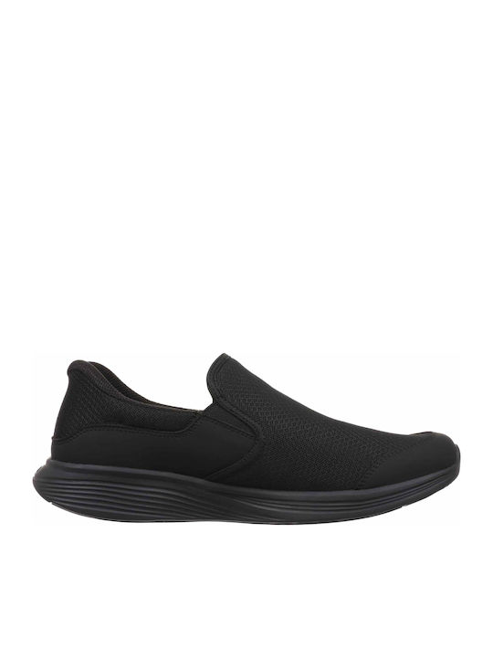 Leder Herren Freizeitschuhe Anatomisch Schwarze