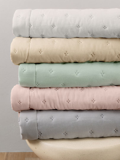 Palamaiki Tagesdecken Set Einzeln Beige 160x240cm Palamaiki Tagesdecken Set Einzeln Beige 160x240cm