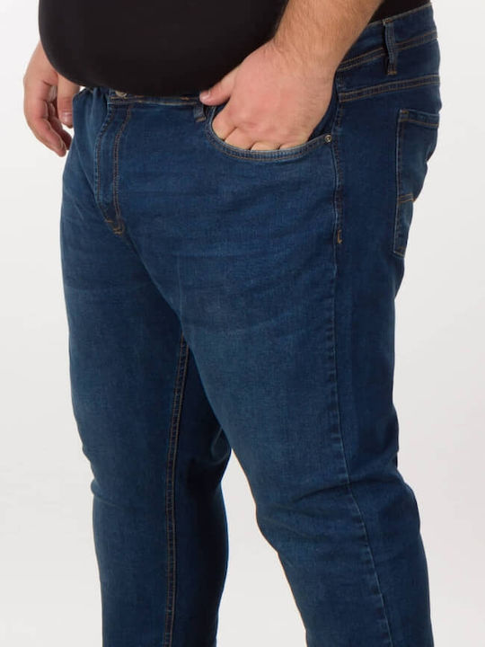 Herren Jeanshose mit Entspannt Anwendung Blau 252MJP-4075A