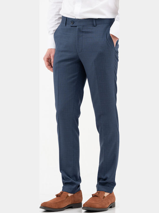 Men's Suit with Vest Blue