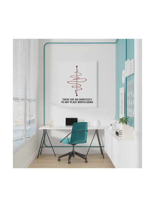 Плакат Цитат Без Кратки Пътища Pq183 21см X 30см