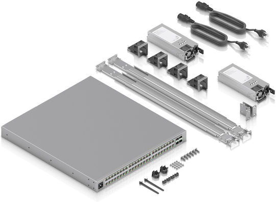 Ubiquiti ECS-48-POE L2 / L3 PoE++ Switch with 48 Gigabit (10Gbps) Ethernet Ports and 4 SFP Ports