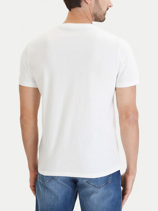 Ralph Lauren тениска бяла / тъмносиня Ralph Lauren тениска бяла / тъмносиня