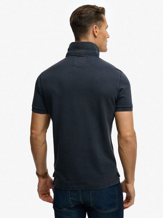 Superdry Polo Herrenblusen Blau Superdry Polo Herrenblusen Blau