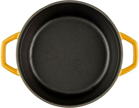 Hosse Βαθιά Κατσαρόλα από Μαντέμι 6.1lt / 28cm Κίτρινη
