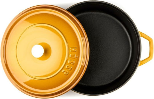 Hosse Βαθιά Κατσαρόλα από Μαντέμι 3.4lt / 28cm Κίτρινη