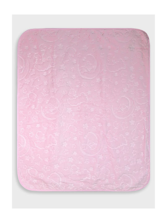 Energiers Samt Babydecken Grau 100x120cm
