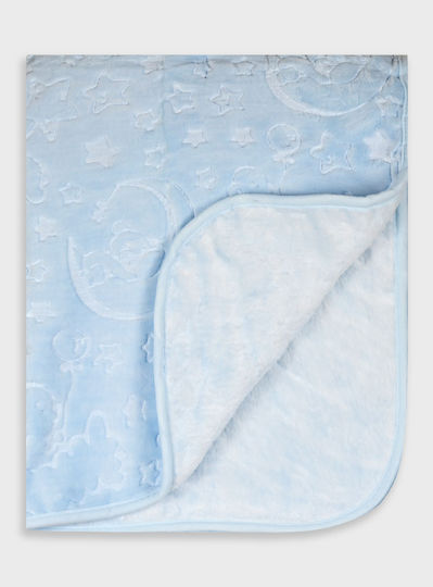 Energiers Samt Babydecke Ecru 100x120cm