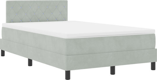 Bed Upholstered with Velvet with Mattress Bed Upholstered with Velvet with Mattress