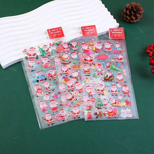 Yt-dj201-203 – 3D Christmas Stickers Glitter Crystals