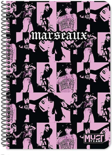 Diakakis Spiral Ruled Notebook A4 60 Paper Sheets 2 Subjects (Miscellaneous Designs)