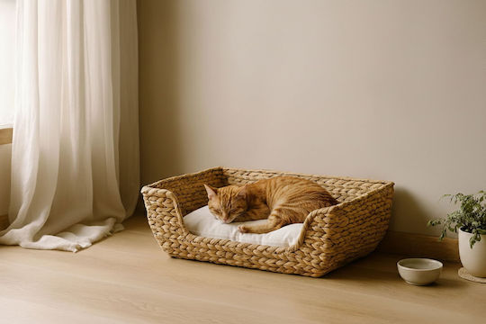 Janessa Cat Bed Length 67cm Dimensions cm Length 67 Depth 45 Height 16.5
