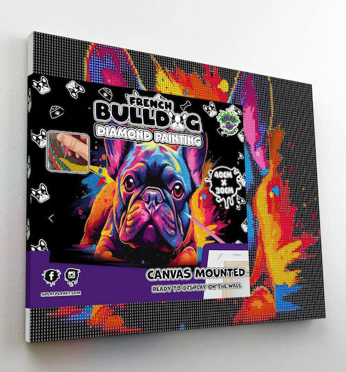 Splat Planet Diamond Painting Canvas Kit