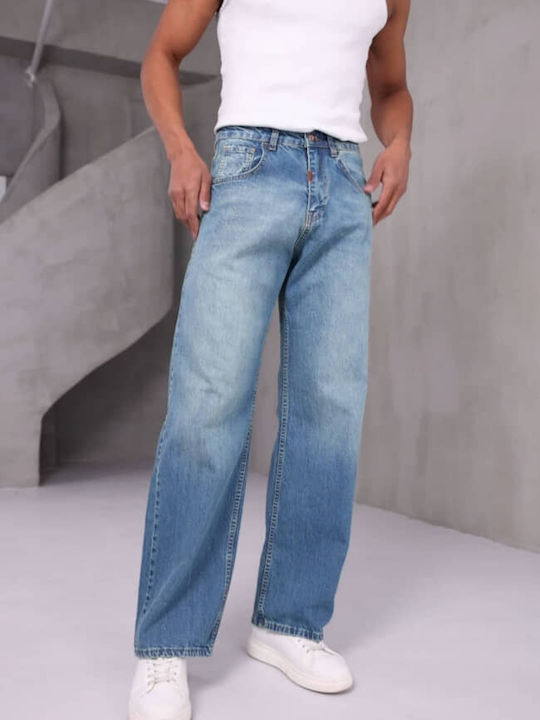 Pantalon De Blugi Pentru Bărbați Albastru