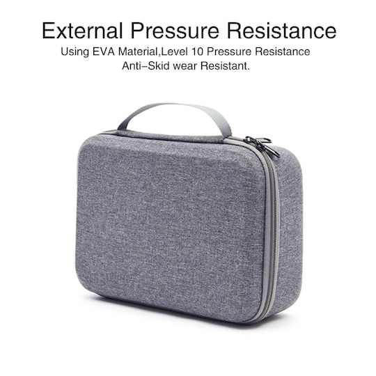 Gray Fabric Carrying Case for DJI Mini 2 SE 21.5x10x29.5cm