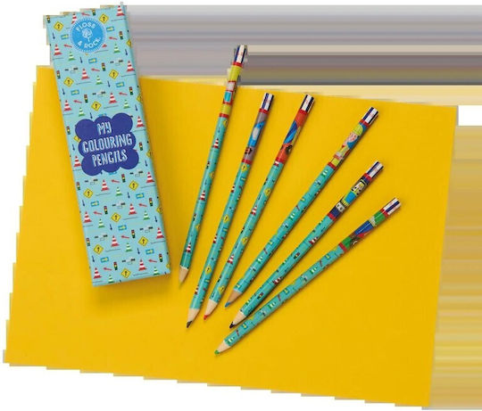Floss & Rock Buntstifte Set 6 Farben Construction