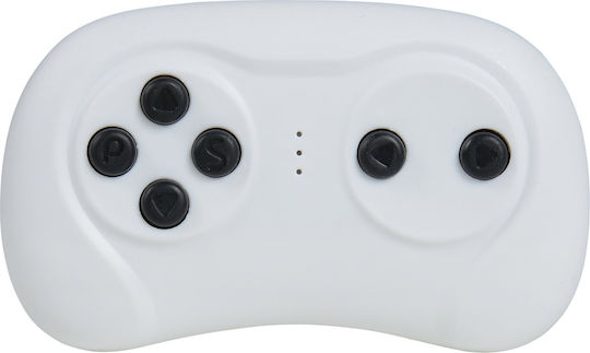 Bambi Racer Μονοθέσιο με Τηλεκοντρόλ 6 Volt Λευκό