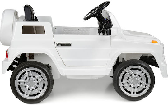 Bambi Racer Μονοθέσιο με Τηλεκοντρόλ 6 Volt Λευκό