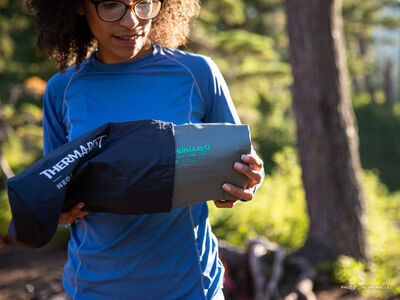 Thermarest NeoAir Topo Luxe Единично Подложка за къмпинг 183x51см С дебелина 10см в Зелен цвят