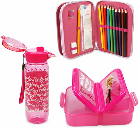 Barbie Παιδικό Παγούρι Πλαστικό 600ml