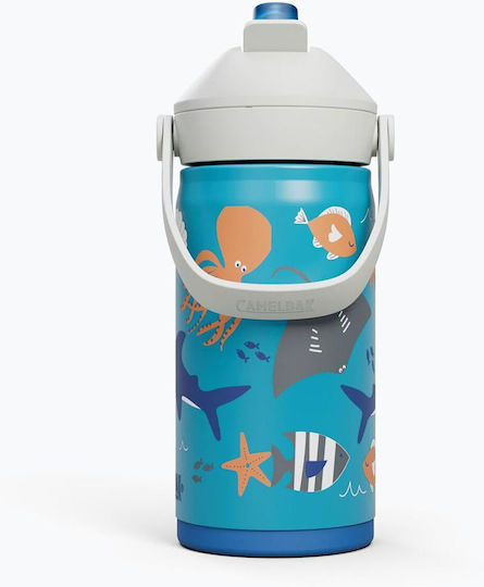 Camelbak Детски Термос от Неръждаема стомана с Сламка Черен 350ml
