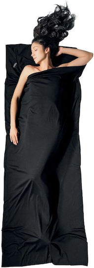 Sleeping Bag Liner Travelsheet Merino Wool 220x90 Cocoon Black