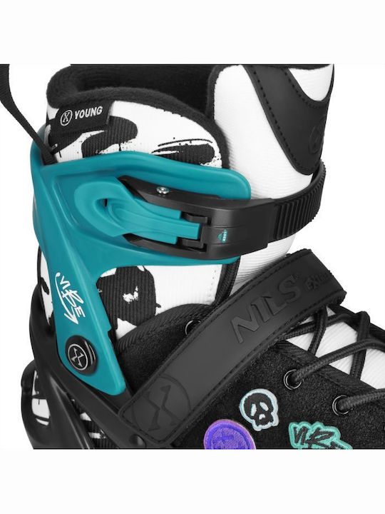 Nils Inline Adjustable Rollers Turquoise Kids