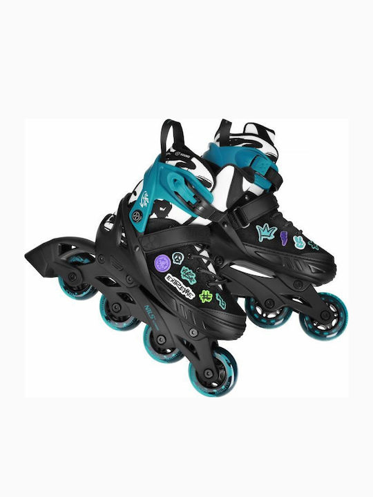 Nils Inline Adjustable Rollers Turquoise Kids