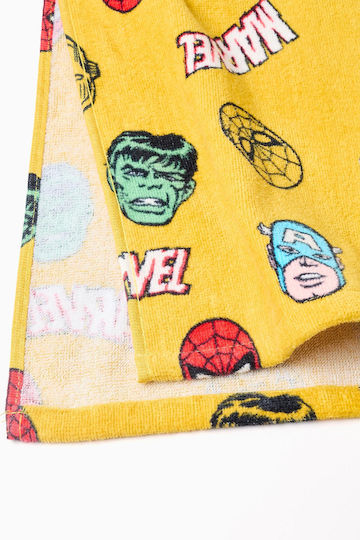 Zippy Kinder Strandponcho Marvel Senfgelb