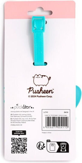 Pusheen Cat Summer Surfer PVC Luggage Label
