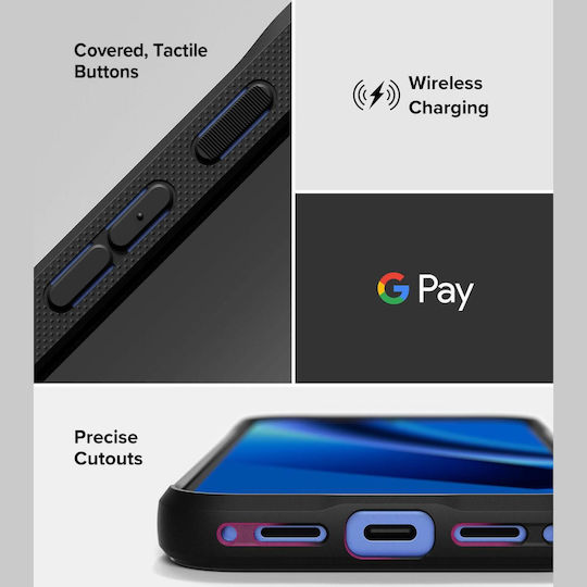 Ringke Back Cover Σιλικόνης Μαύρο (Google Pixel 10a)