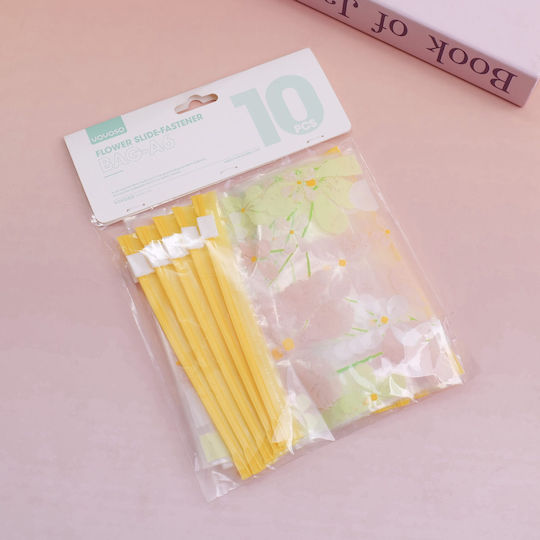 Set 10 Dosare De Fișiere A6 Cu Fermoar Design Floral