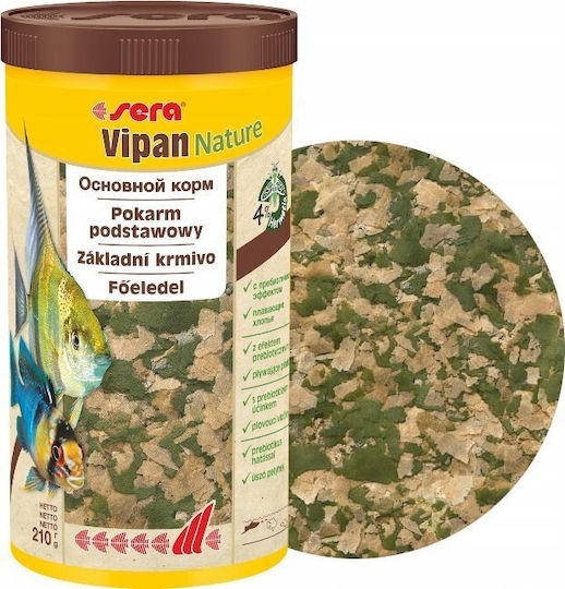 Sera Goldy Nature Shrimp Food Flakes with Spirulina 1000ml