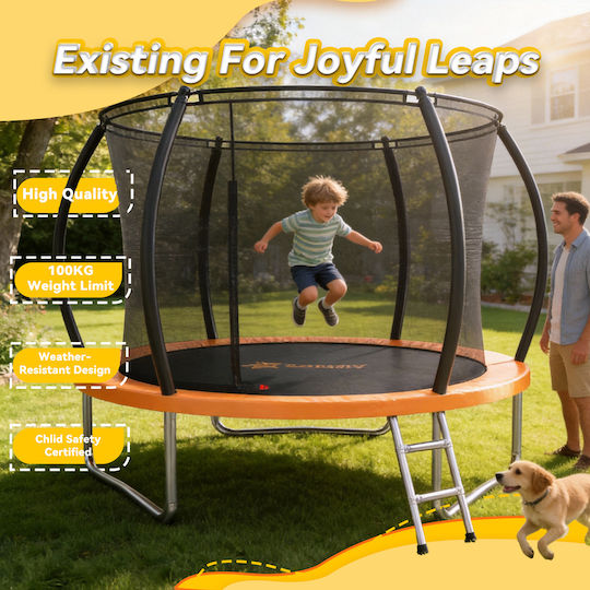 Bebe Stars Outdoor Trampoline Diameter 305cm with Net