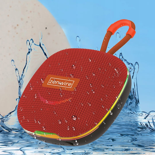 Zenwire Boombox Bluetooth Speaker 13W with Radio Red