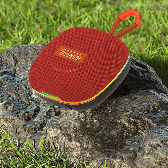 Zenwire Boombox Bluetooth Speaker 13W with Radio Red