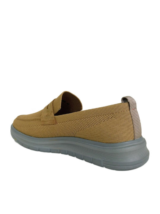 Men's Moccasins in Beige Colour