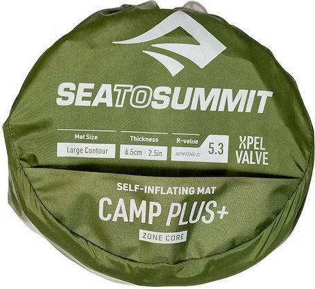 Sea to Summit Αυτοφούσκωτο Μονό Υπόστρωμα Camping Πράσινο