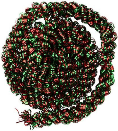 Christmas Tinsel Model Tinsel Color Green Red Dimensions 3m x 5cm Material Plastic