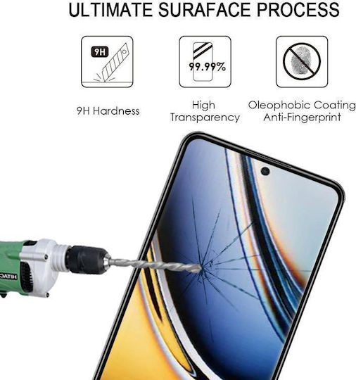 3D Full Face Tempered Glass 25τμχ (Realme 11 Pro / 11 Pro+)