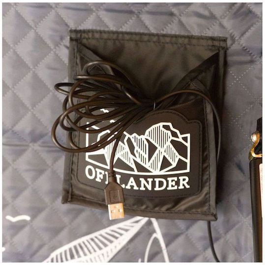 Offlander Къмпинг Сцена за Автомобил с Кафяв Цвят 3 Сезона за 2 Хора 210x160x100см Пясък