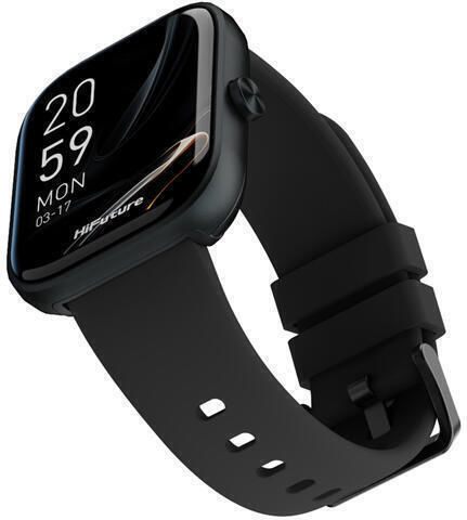HiFuture Lume Aluminium Smartwatch mit Pulsmesser (Schwarz)